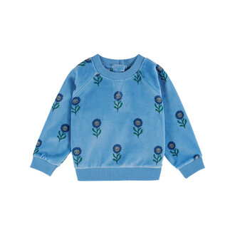 Emile et Ida Emile Et Ida baby sweat imprime all over velours margot