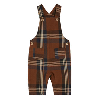 Emile et Ida Emile Et Ida salopette flanelle carreaux