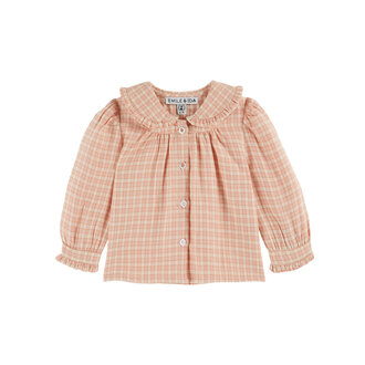 Emile et Ida Emile Et Ida blouse ecolier col noeud ecolier