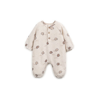 Play Up Play Up printed jersey jumpsuit pencil árvores