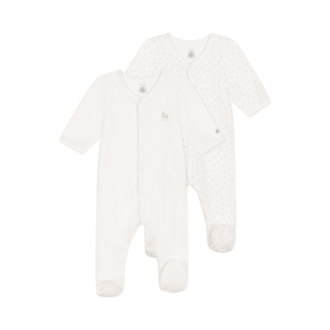 Petit Bateau Petit Bateau A0AUR pyjama velour 2-pack