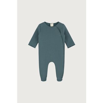 Gray Label Gray Label Newborn Suit with Snaps Blue Grey