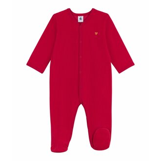 Petit Bateau Petit Bateau A0DRI pyjama red velour