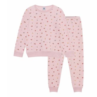 Petit Bateau Petit Bateau A0EAB pyjama florals velour Petit Bateau Petit Bateau A0EAB pyjama florals velour