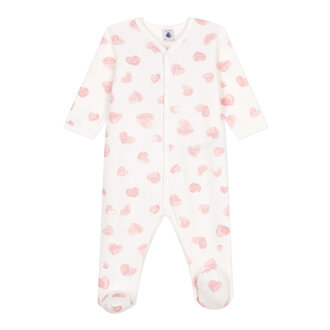 Petit Bateau Petit Bateau A0DVS pyjama hearts pink Petit Bateau Petit Bateau A0DVS pyjama hearts pink