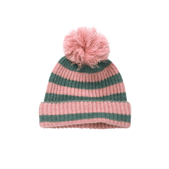 Sproet & Sprout Sproet & Sprout Beanie stripe Peach parfait