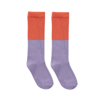 Sproet & Sprout Sproet & Sprout Socks colourblock grenadine Grenadine