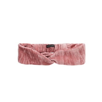 Sproet & Sprout Sproet & Sprout Velvet turban headband Peach parfait M 1-7Y (50-53cm)