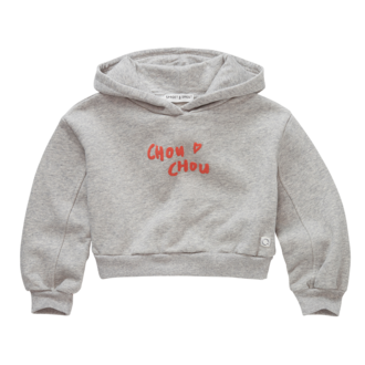 Sproet & Sprout Sproet & Sprout Cropped hooded sweatshirt Grey melee