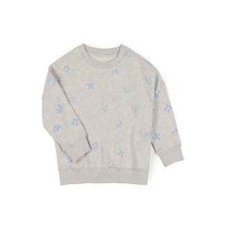 Nixnut Nixnut Stamp Sweater Grey Nixnut Nixnut Stamp Sweater Grey