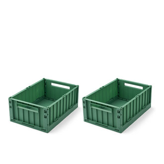 Liewood Liewood Weston Storage Box M 2-pack Dusty ivy