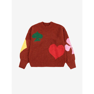 Bobo Choses Bobo Choses Bobo Joker jacquard turtle neck jumper