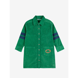 Bobo Choses Bobo Choses Tic Tac Toe corduroy shirt dress