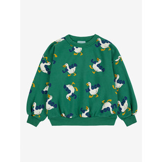 Bobo Choses Bobo Choses La Oca green sweatshirt