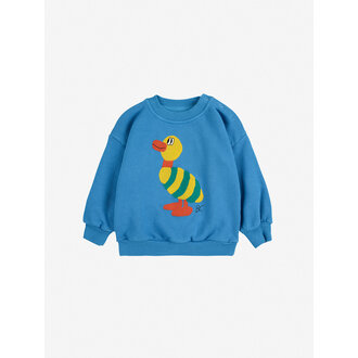 Bobo Choses Bobo Choses Striped Duck sweatshirt