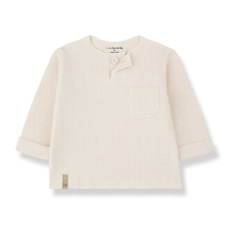 1 + in the family 1 + in the family MATHIAS henley t-shirt ecru 1 + in the family 1 + in the family MATHIAS henley t-shirt ecru