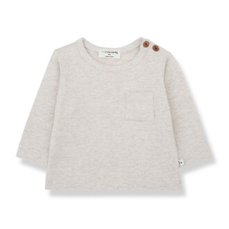 1 + in the family 1 + in the family ORIOL l.sleeve t-shirt rice