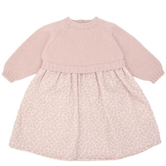 li & me li & me AILA Woven-knit dress l.pink-leopard