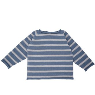li & me li & me KNUT Striped plain knit sweater ocean-toasted li & me li & me KNUT Striped plain knit sweater ocean-toasted