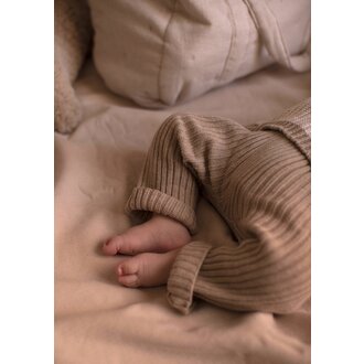 li & me li & me JACOB Rib knit trousers toasted