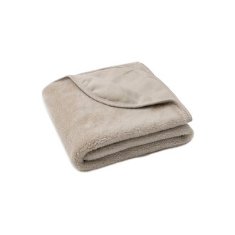 Jollein Jollein Deken Wieg 75x100cm Basic Jersey/Sherpa Warm Sand