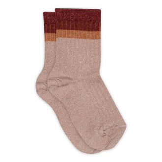 mp Denmark mp Denmark Norma glitter socks (79191) rust (102)