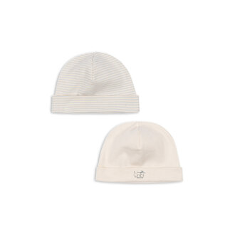 Fanga Fontana Fanga Fontana fio stripe 2 pack beanie blue mix 0-3M