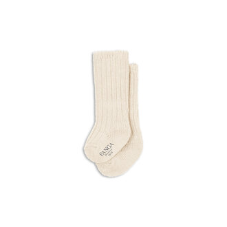 Fanga Fontana Fanga Fontana lana heavy knitted socks off white melange