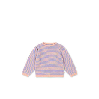Konges Slojd Konges Slojd berle puff knit sweater purple/pink dolphin