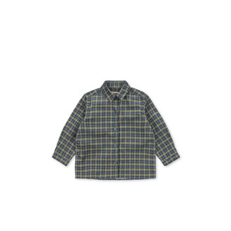 Konges Slojd Konges Slojd cara shirt laurel blue check
