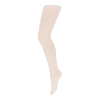 mp Denmark mp Denmark wool rib tights (128) ecru (4109)