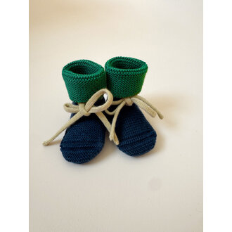 Hvid Hvid Booties blue/grass