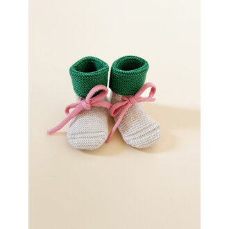 Hvid Hvid Booties cream/grass