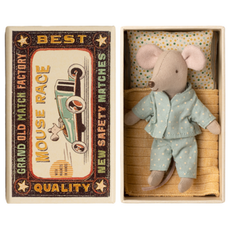 Maileg Maileg Little brother mouse in matchbox