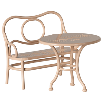 Maileg Maileg Café set Mouse Big Pale pink