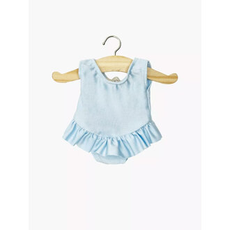 Minikane Minikane Maia ruffled leotard sky blue