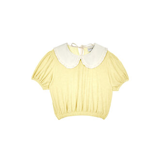 Mipounet Mipounet Carina T-shirt terry pastel yellow