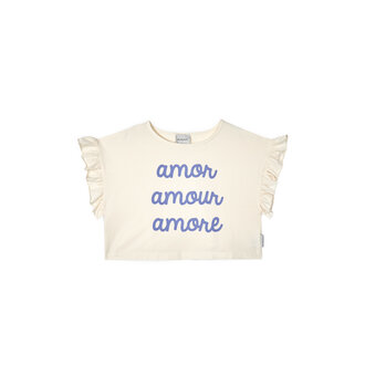 Mipounet Mipounet Amour T-shirt ecru
