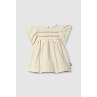 Snug Snug Dress plaited ribbon detail Linen