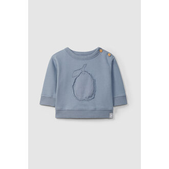Snug Snug Plush sweatshirt embroidery Indigo