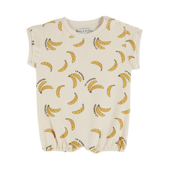 Emile et Ida Emile Et Ida combibloomer all over banane creme