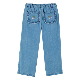 Emile et Ida Emile Et Ida pantalon poches cerises denim light