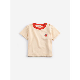 Bobo Choses Bobo Choses Pixel Strawberry knitted T-shirt