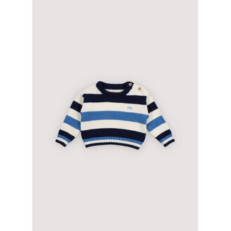 The New Society The New Society Celosia Baby Jumper Summer Midnight Stripes