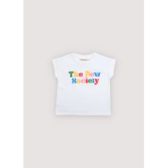 The New Society The New Society Wisteria T-Shirt Pure Cloud