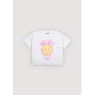 The New Society The New Society Smiley T-Shirt Smiley Pure Cloud
