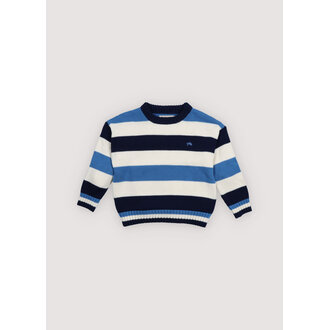 The New Society The New Society Celosia Jumper Summer Midnight Block Stripes