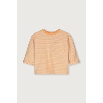 Gray Label Gray Label Baby L/S Pocket Tee Melon - Cream