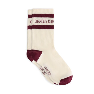 Charlie Petite Charlie Petite Luca Socks Bordeaux 104/128