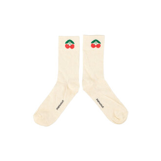 Piupiuchick Piupiuchick socks ecru cherry